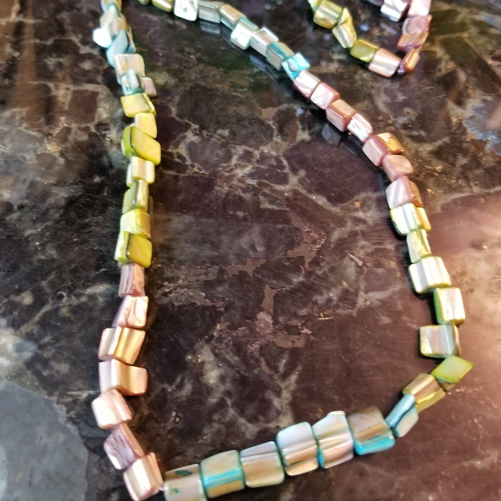 Multi Colored Stone Necklace